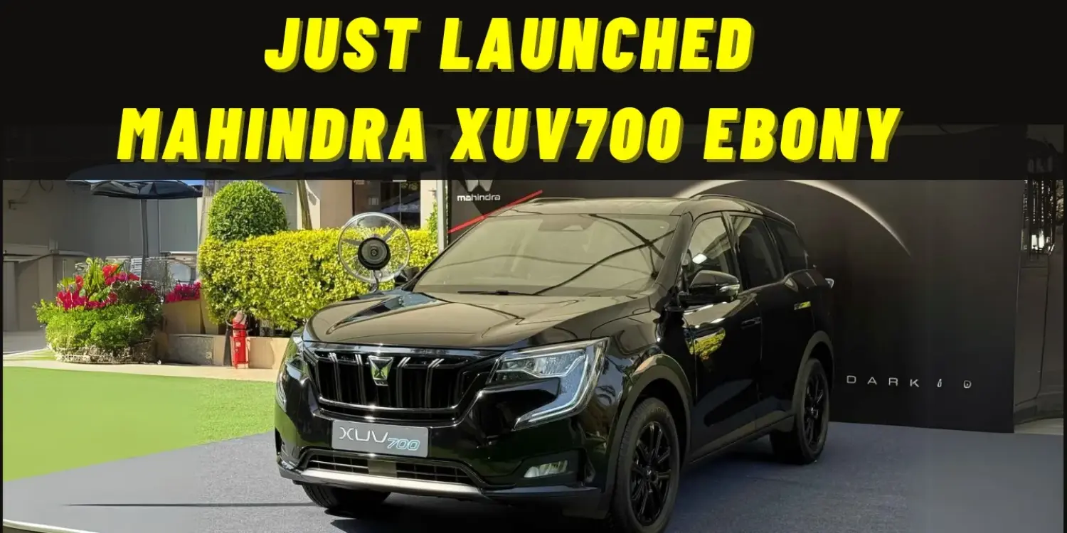 Mahindra XUV700 Ebony Edition Launched at ₹19.64 Lakh
