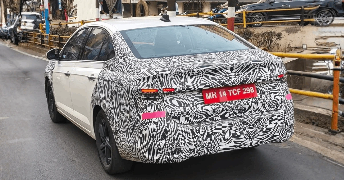 2026 Skoda Slavia Facelift Spied Testing on Indian Roads-image