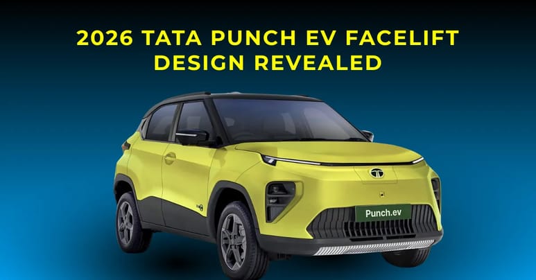 2026 Tata Punch EV Facelift Design Revealed Ahead of Its Launch