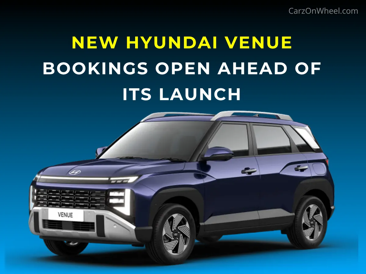 All-New Hyundai Venue 2025 Bookings Open, Launches on Nov 4 All-New Hyundai Venue 2025 Bookings Open, Launches on Nov 4-image
