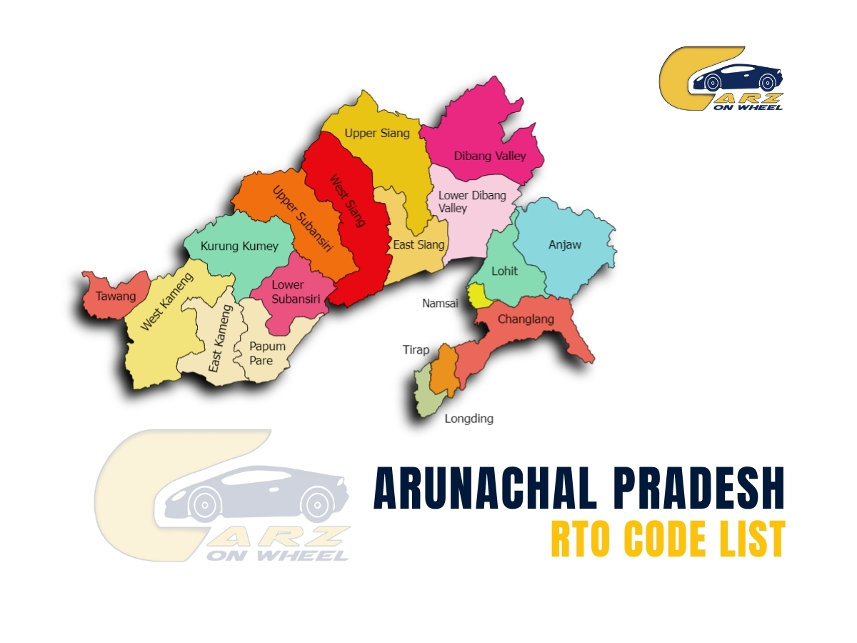 Arunachal Pradesh RTO Codes List 2025 - A Complete Guide-image