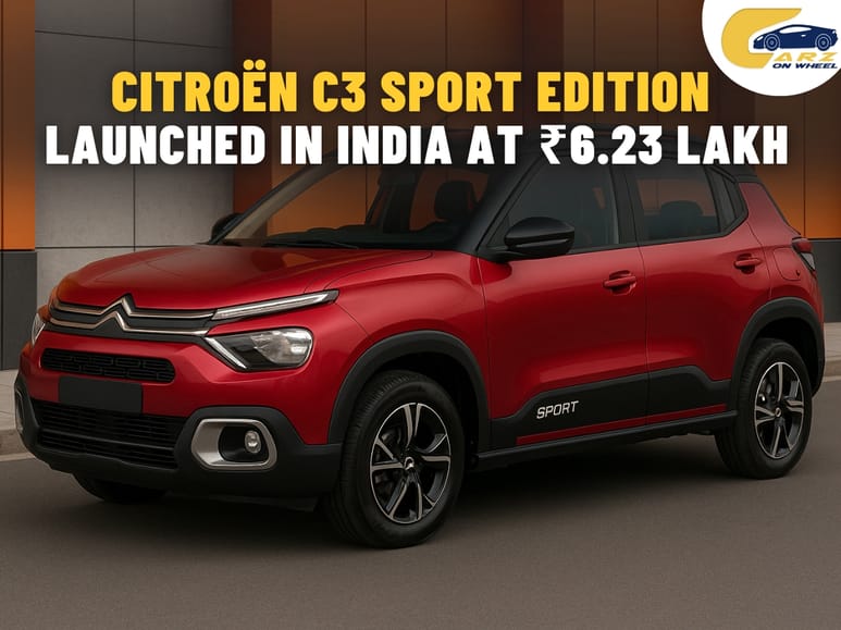 Citroen C3 Sport Edition Launched in India at ₹6.23 Lakh: New Design, Same Power