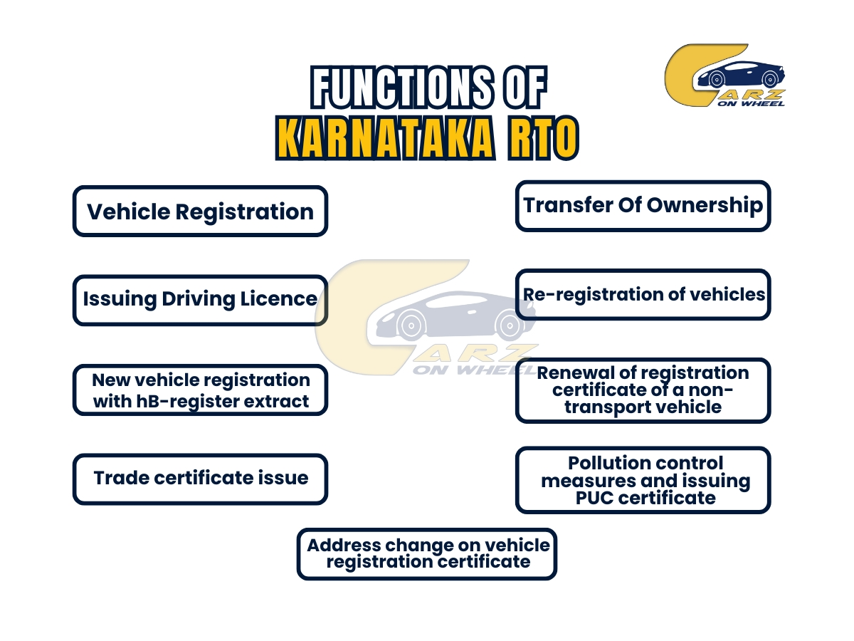 Functions of Karnataka RTO