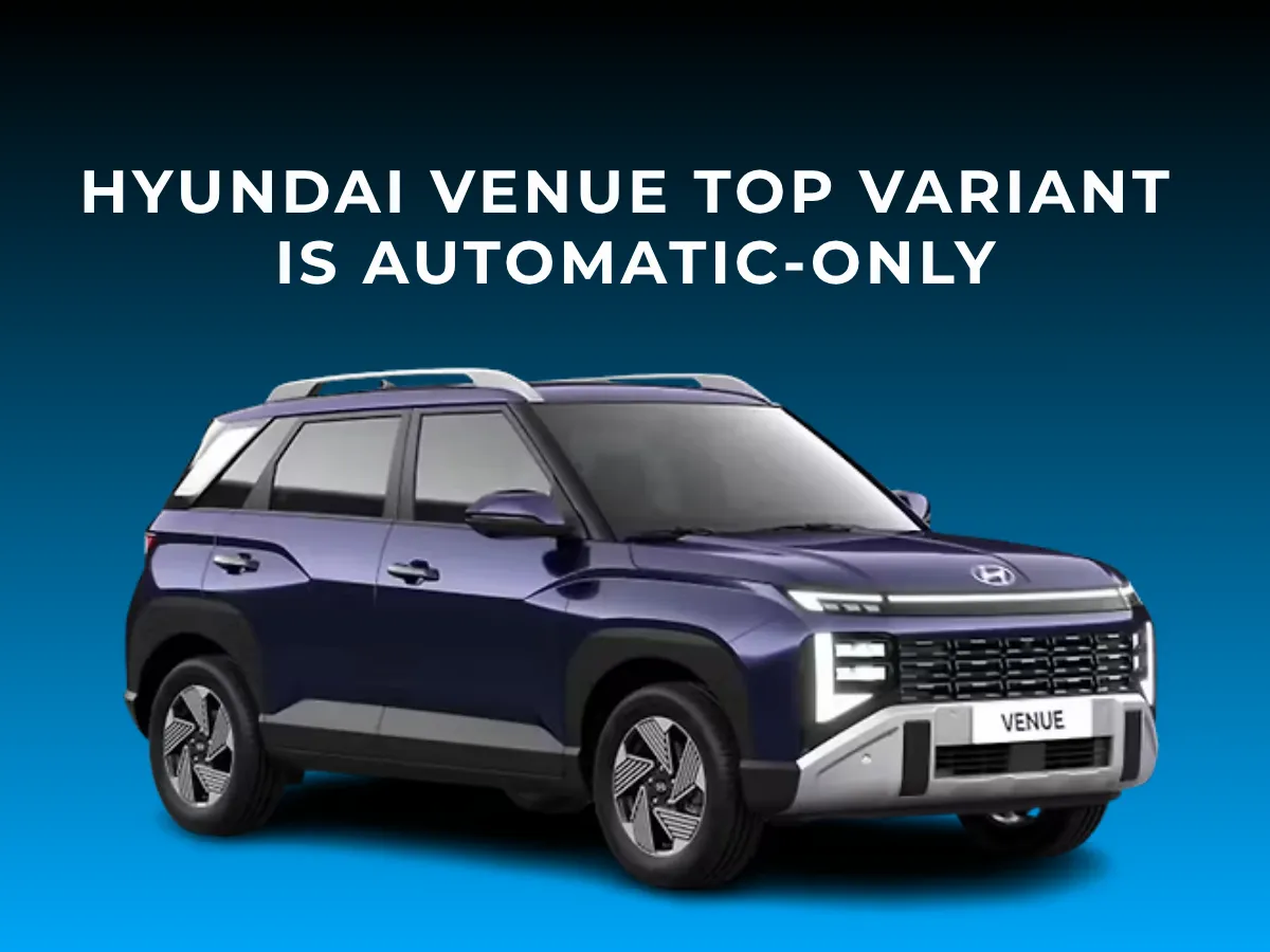 New Hyundai Venue HX 10 Top Variant is Automatic-Only