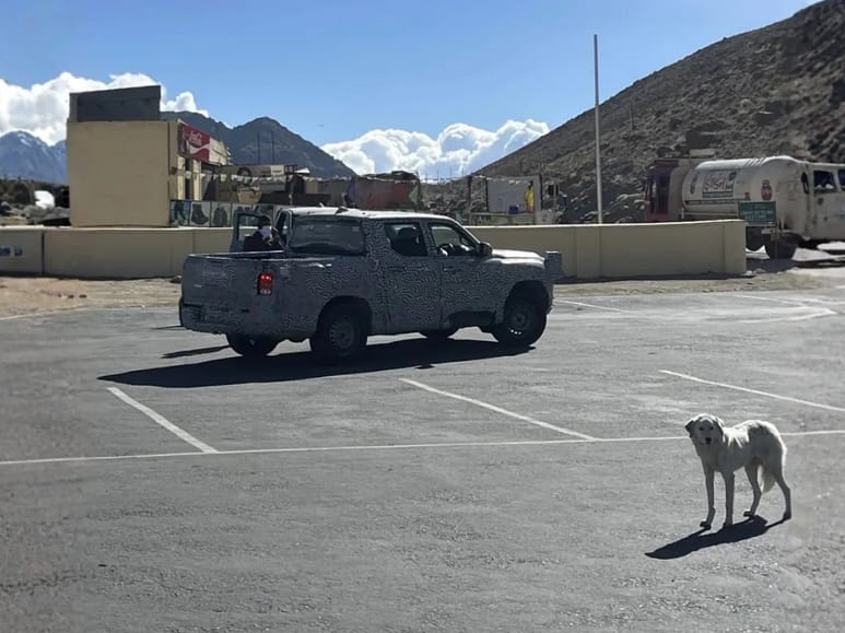 Mahindra Scorpio N Pickup Spied Testing in Leh