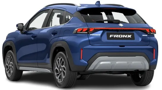 maruti-suzuki-fronx-rear-left-view