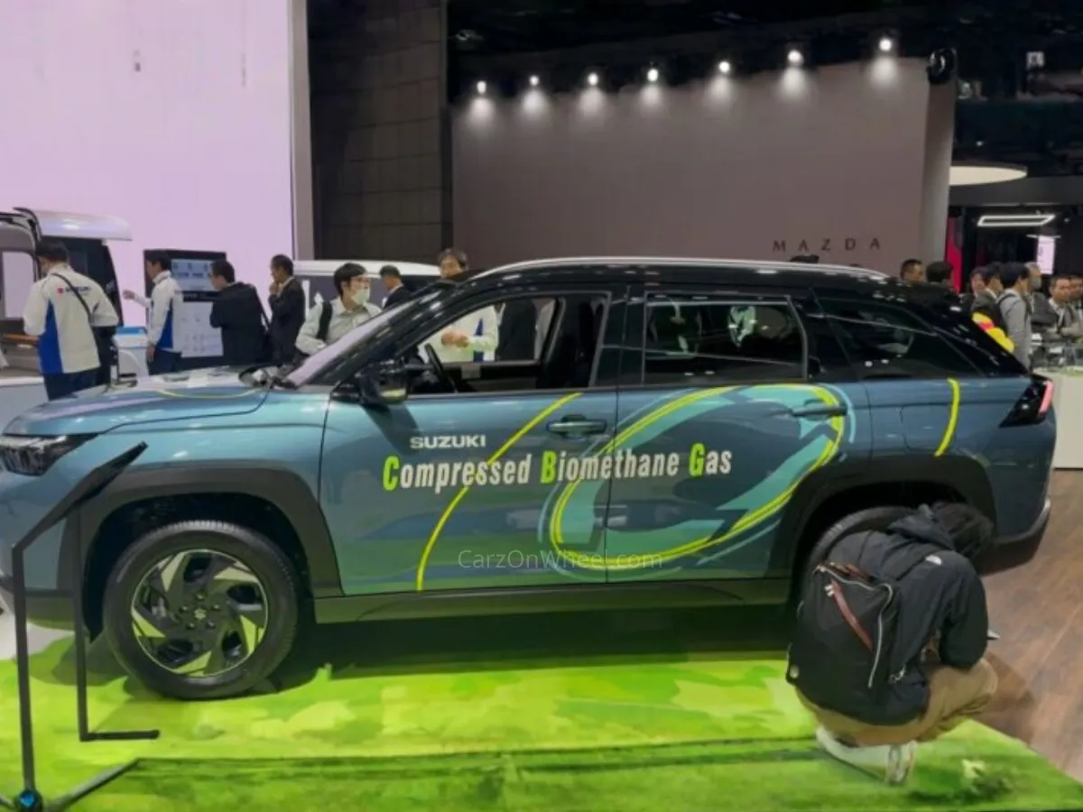 Maruti Suzuki Victoris CBG Revealed in Japan Mobility Show 2025 Maruti Suzuki Victoris CBG Revealed in Japan Mobility Show 2025-image