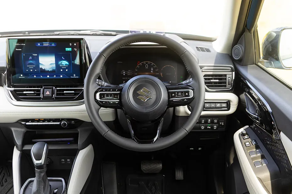 maruti-victoris-steering-with-controls