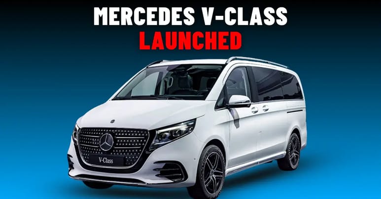 Mercedes V-Class Launched in India at Rs 1.4 Crore