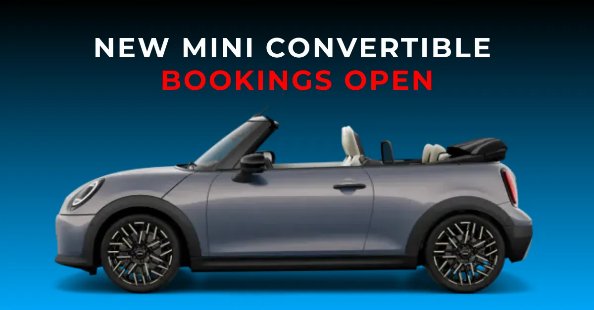 New MINI Convertible Bookings Open in India-image