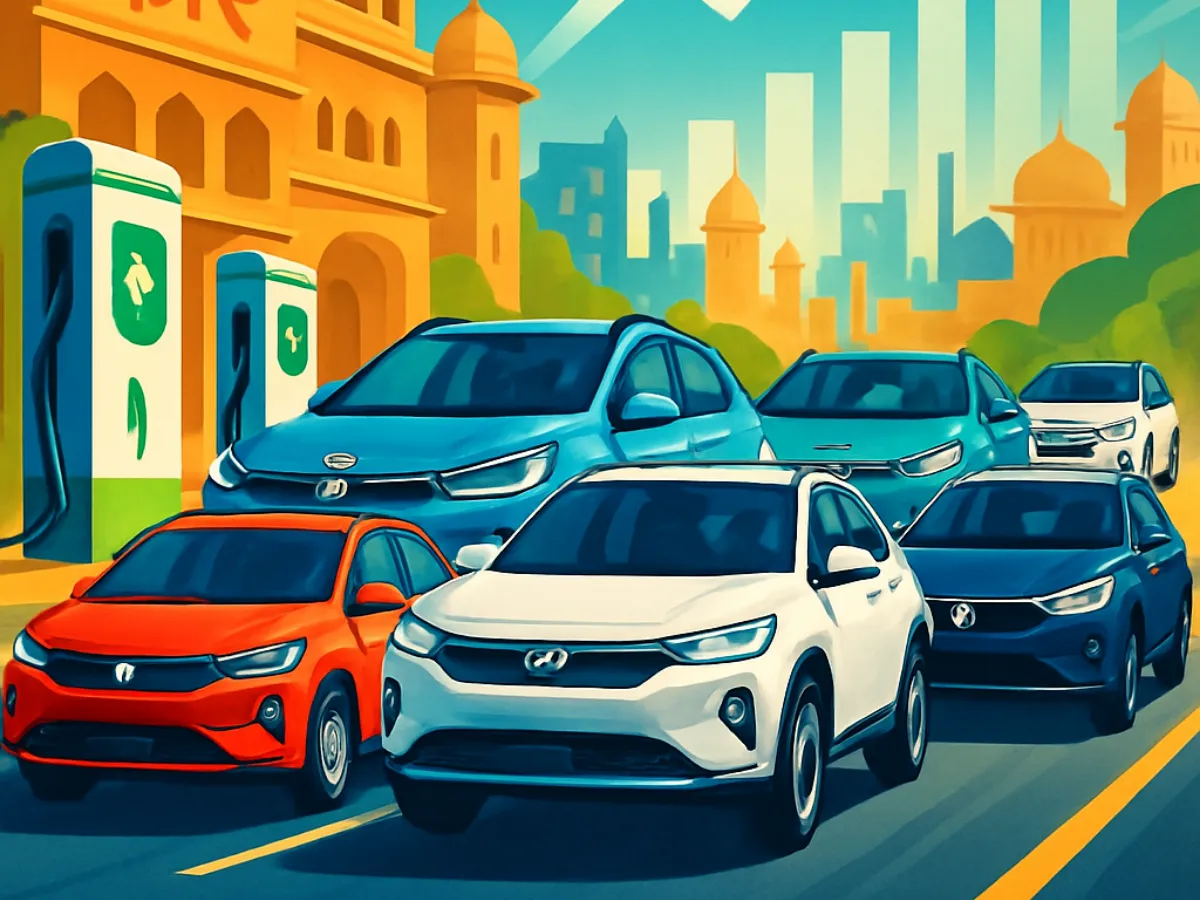 Oct 2025 EV Sales: 57% Growth Led by Mahindra, Hyundai, Kia Oct 2025 EV Sales: 57% Growth Led by Mahindra, Hyundai, Kia-image