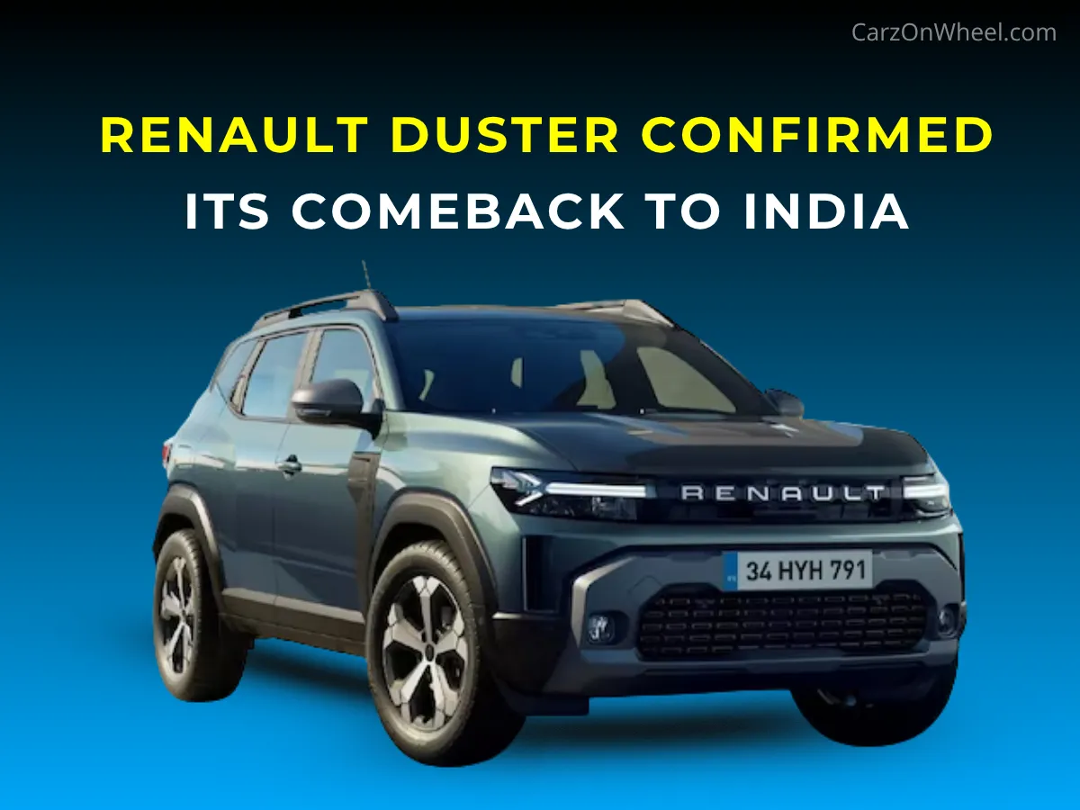 New Renault Duster Confirmed its Jan 2026 Launch New Renault Duster Confirmed its Jan 2026 Launch-image