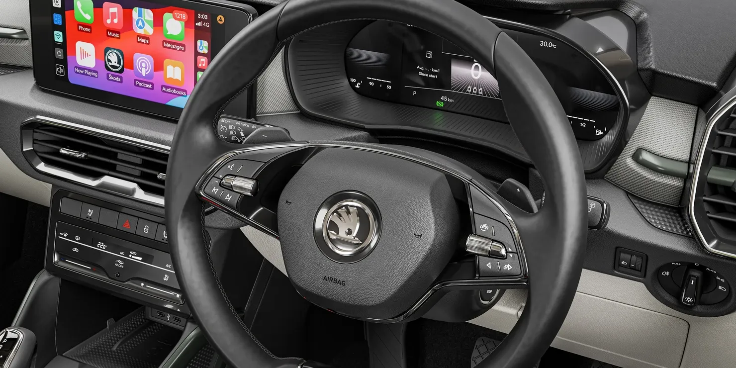 skoda-kylaq-steering