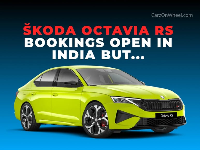 Skoda Octavia RS Bookings Open in India – 100 Unit Limited Run