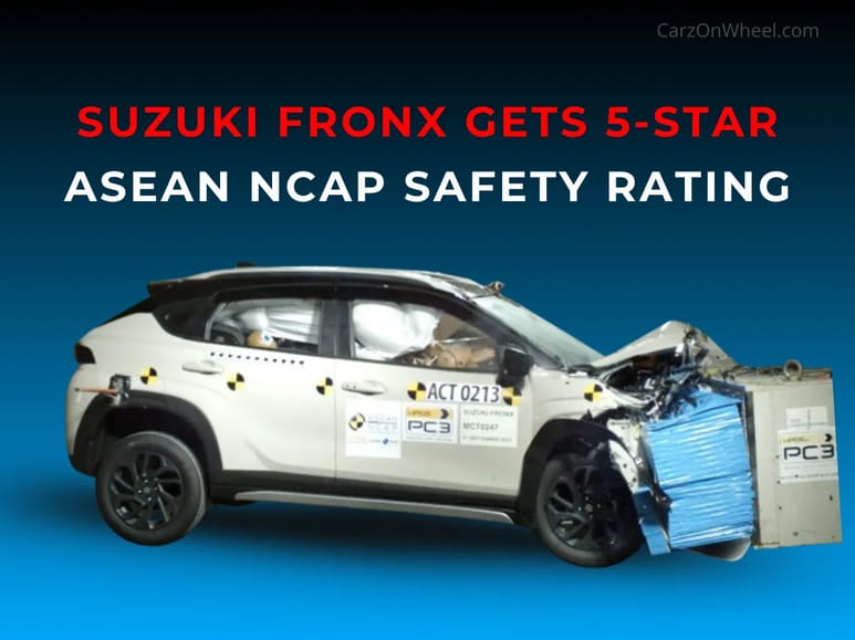 Suzuki Fronx Gets 5-Star ASEAN NCAP Safety Rating